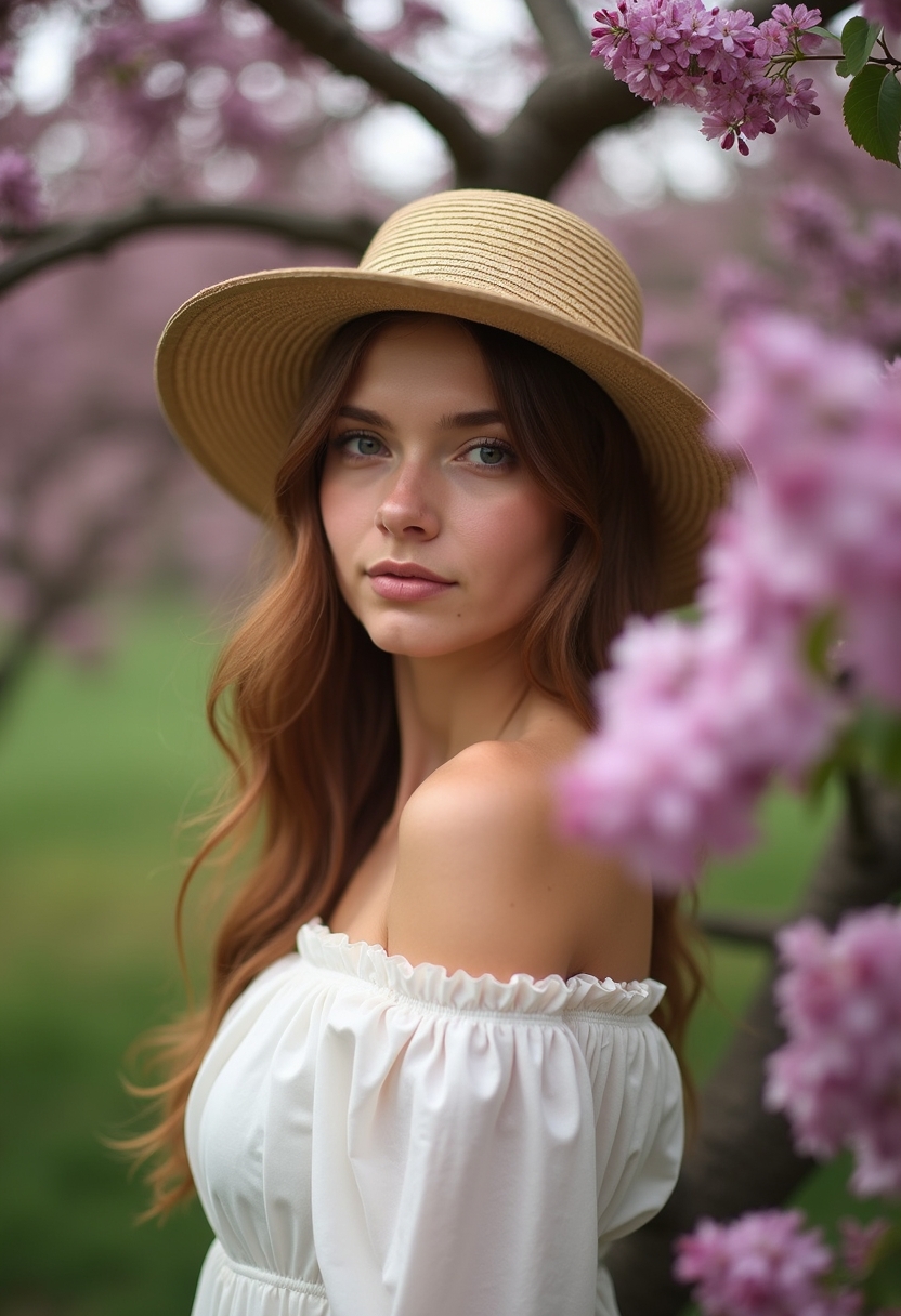 Кадр из фотосессии Весенняя фотосессия в саду